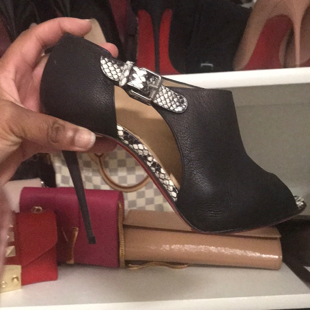 Black CL booties - Picture 6 of 8